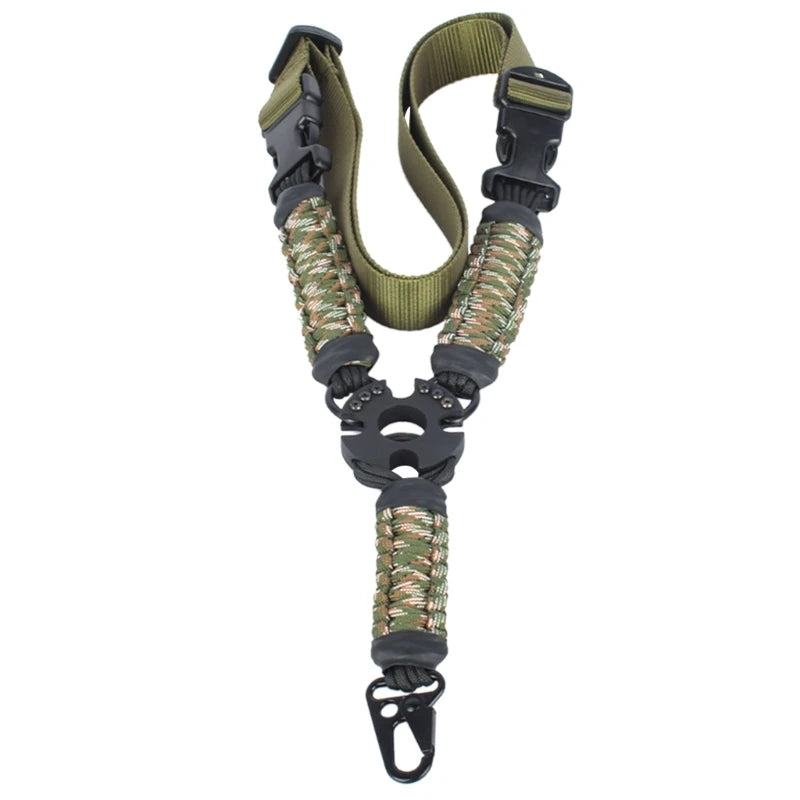 Rifles Sling Airsoft Guns Sling 1 Point Strap Sport Sling Shoulder Strap Practical Nylon Sling Adjustable Outdoors Sport
