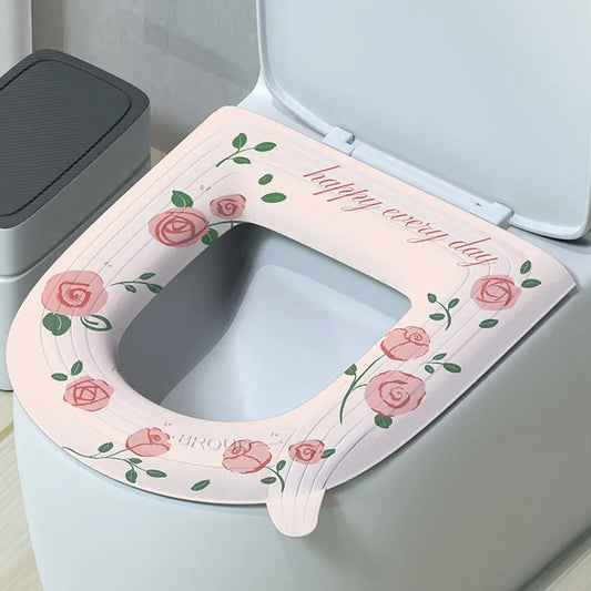 Waterproof toilet seat cushion All year round universal toilet seat ring foam silicone pad Summer Toilet Seat Cover Pads