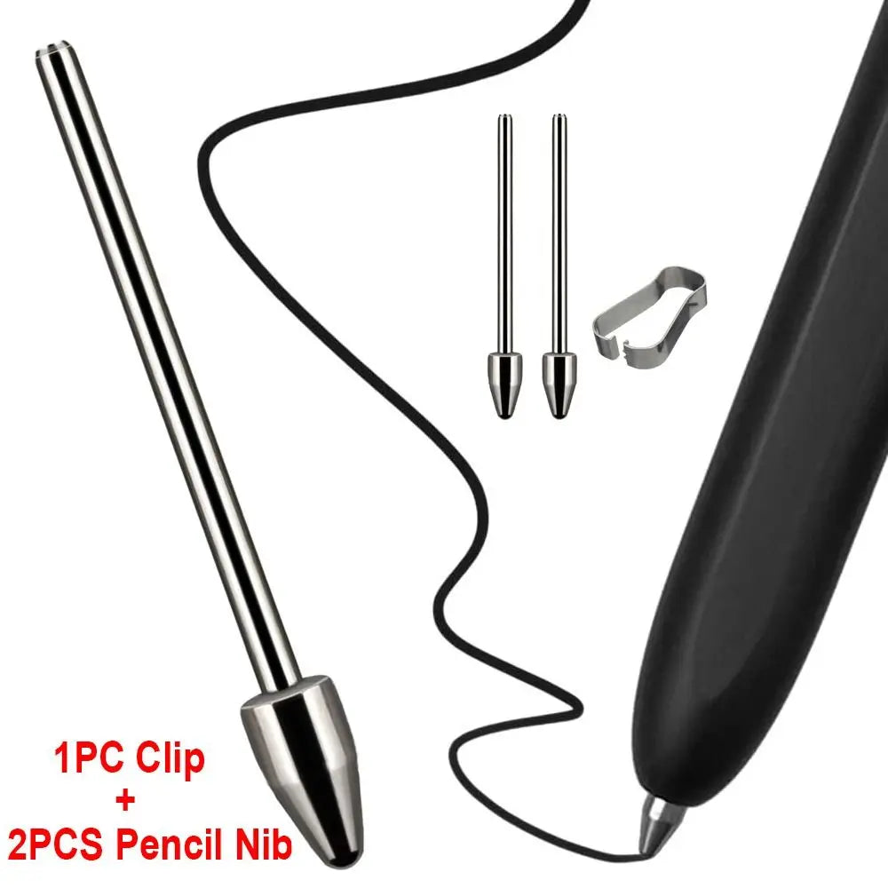 Tablet Touch Stylus Tip Replacable Titanium Alloy S Pen Nib Wear Resistant Pencil Nib Tweezers Tool Set