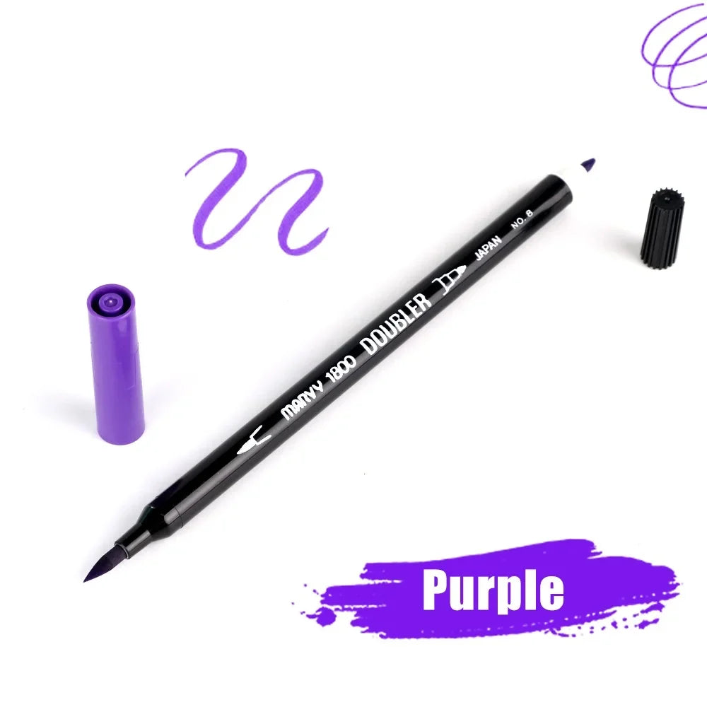 1pcs Double-Headed Eyebrow Oil Ink Tattoo Skin Marker Piercing Marking Pen Tattoo Supply For Waterproof Permanent Makeup Pen