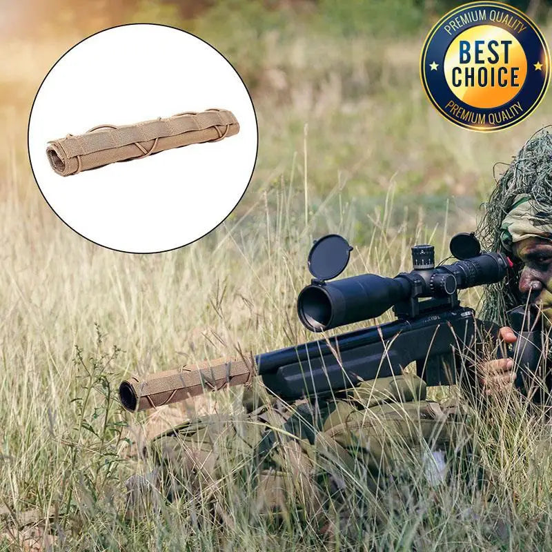 1000D Tactical Airsoft Suppressor Cover Sniper Airsoft Silencer Protector Cover Case Camouflage for Hunting Shooting