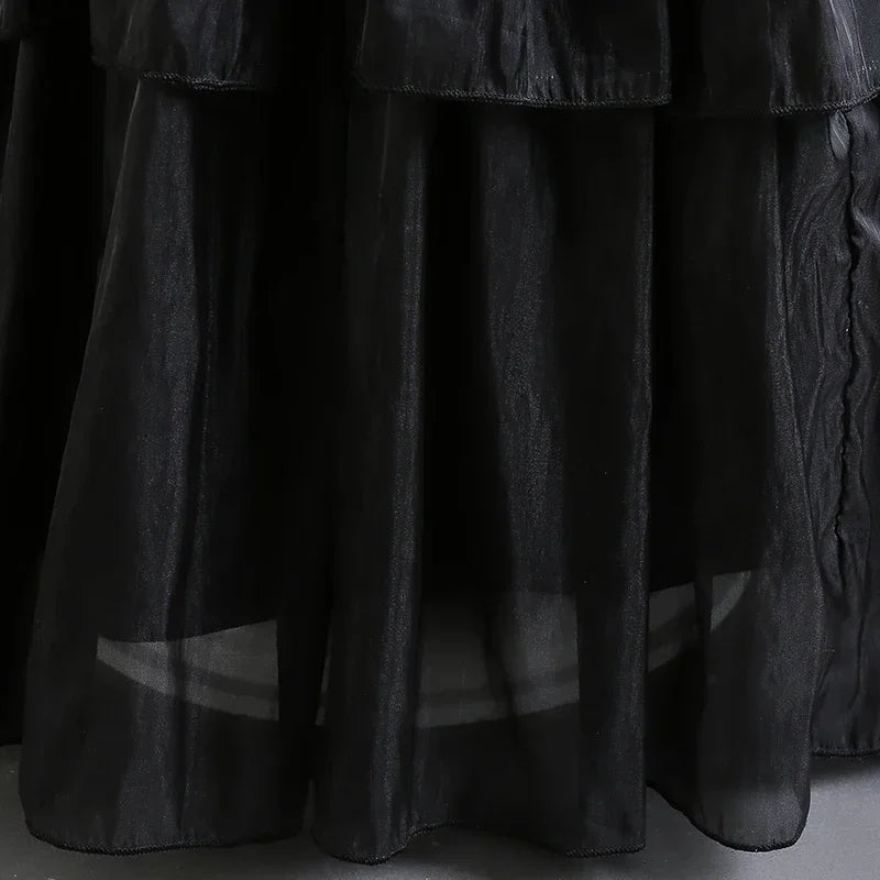Wednesday Adams Cosplay for Girls Costume 2025 New Vestidos For Kids Carnival Easter Halloween Party Costumes for 3-12 Years