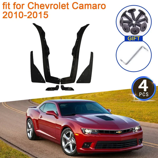 4x for Chevrolet Camaro 2010 2011 2012 2013 2014 2015 Mudguards Splash Front Rear Wheels Fender Mudflaps Car Styling Accessories - Belvar