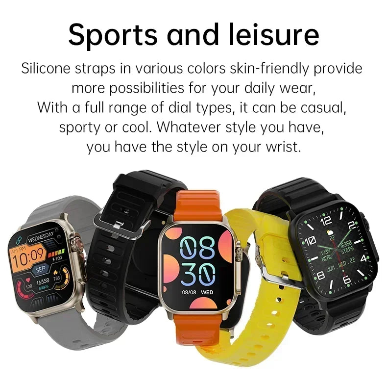 2025 Newest IWO Ultra 9 Gen 2 Smart Watch Men 49mm 2.2 inch HD Screen GPS NFC Waterproof Smartwatch Sports Fitness Watch PK HW8