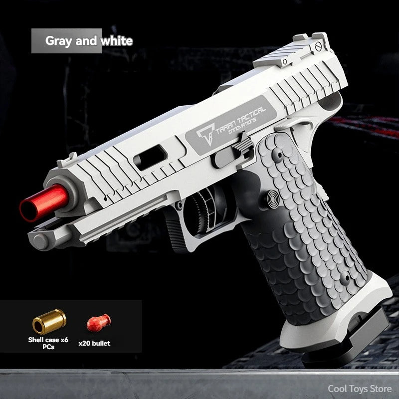 2011 CombatMaster Toy Pistol Fake Air Guns Airsoft Weapons Manual Continuous Shot Launcher Shell Throwing for Adult Men Children