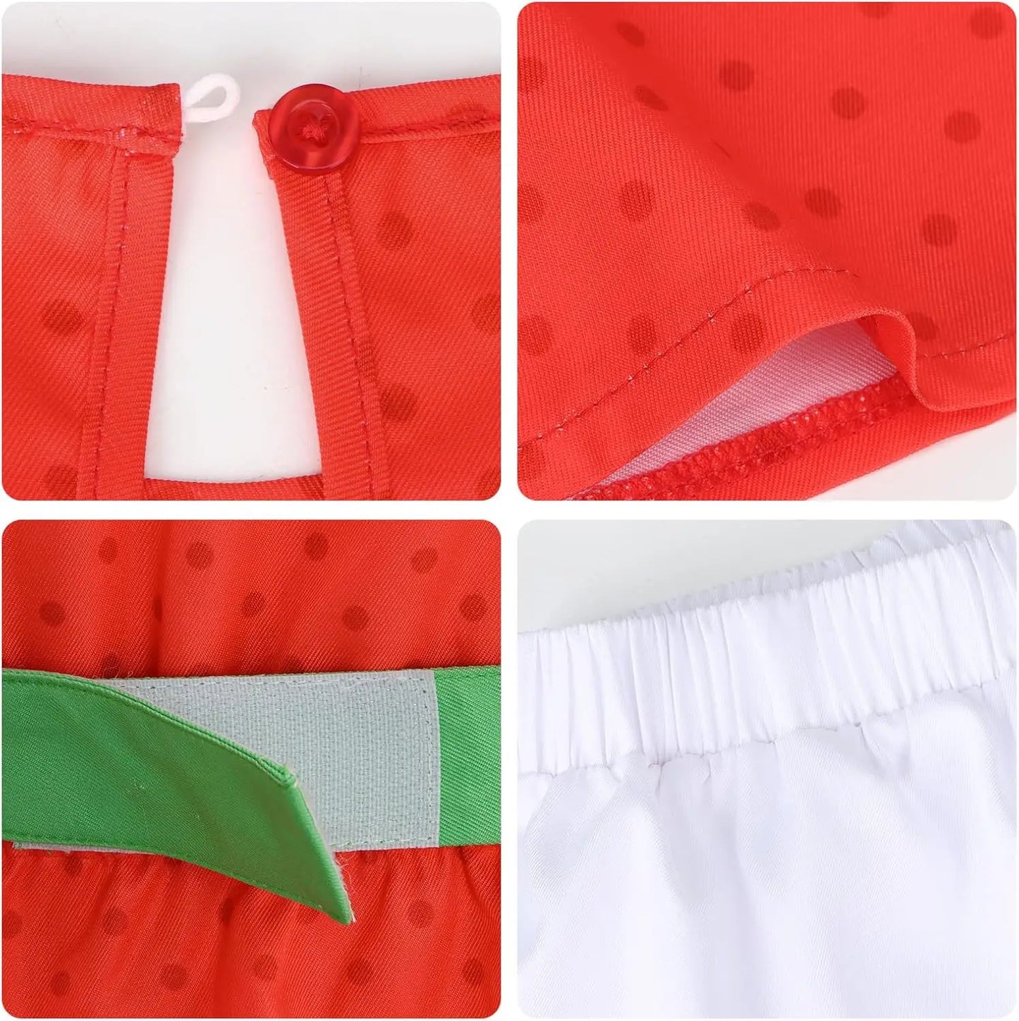 Strawberry Shortcake Cosplay Costume 1980 Classic Suit Women The World of Strawberry Shortcake Halloween Fancy Dress