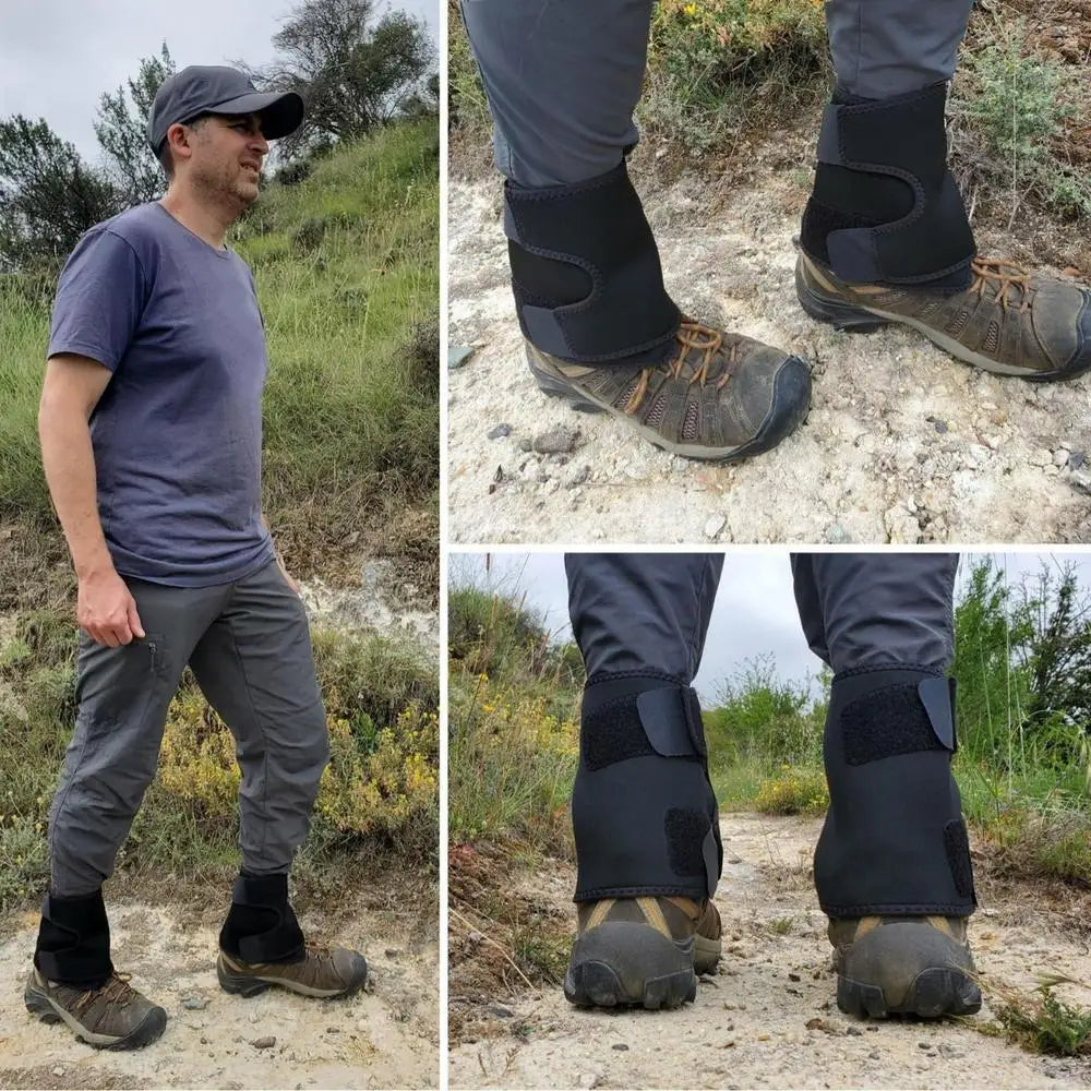 Waterproof Leg Gaiters Trail Gaiters Boot Protection Trail Gaiters Mud Protection Foot Strap Lightweight Hunting Leg Gaiters For