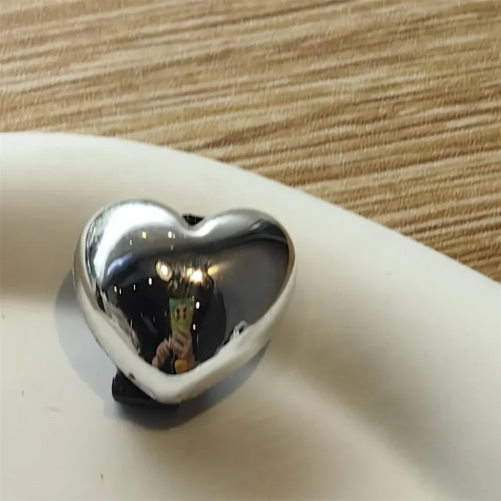 1PCS New Fashion Shoelaces Clips Buckle Decorations Shoe Buckle for Sneaker Leather Rose Bow Heart Shoe Charms Shoes Accessories