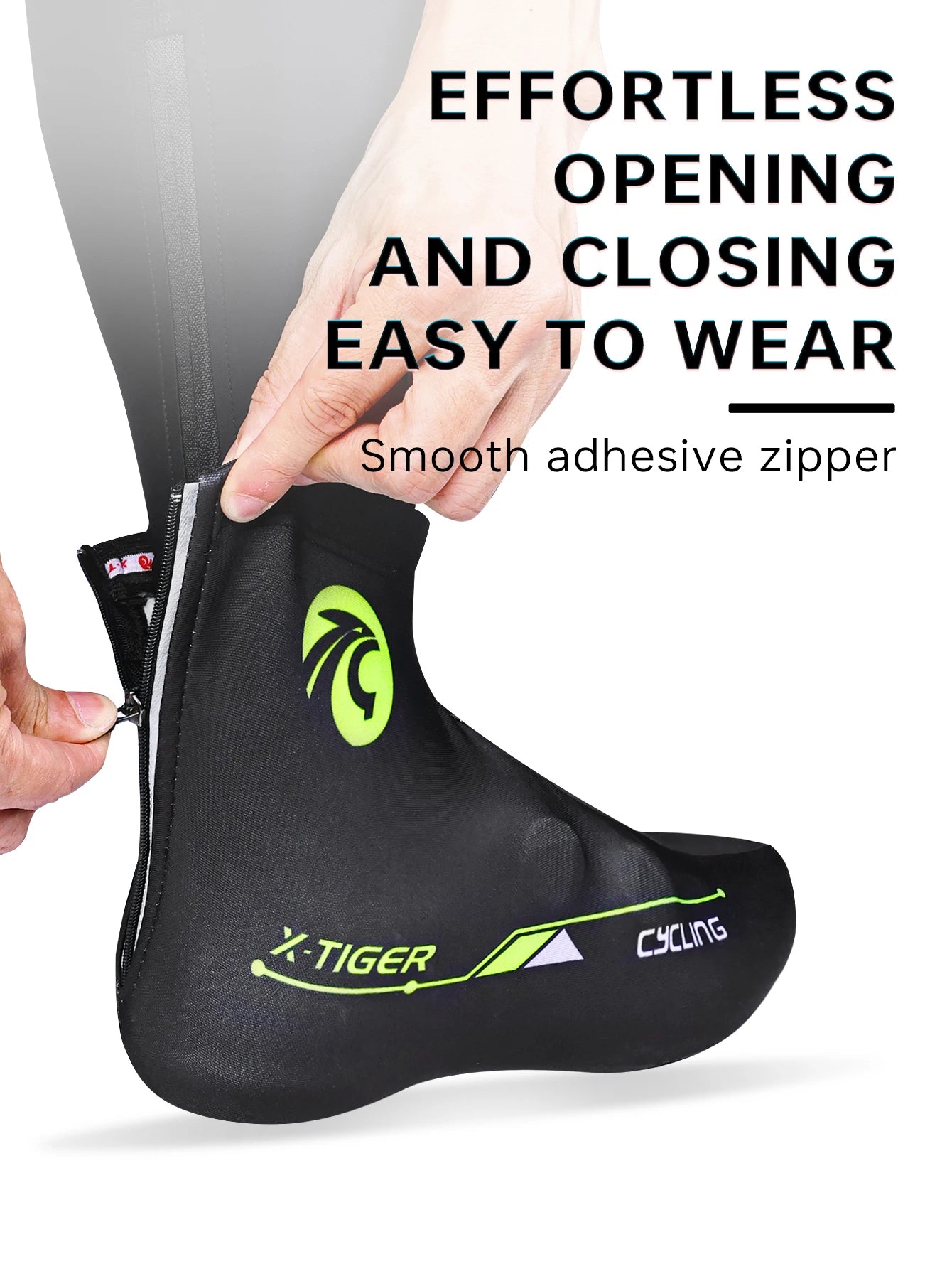 X-TIGER Winter Cycling Sport Shoe Cover Boot Warm Covers Thermal Windproof Overshoes MTB Bicycle Riding Racing Shoes Protector