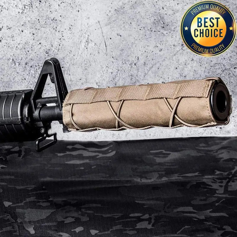 1000D Tactical Airsoft Suppressor Cover Sniper Airsoft Silencer Protector Cover Case Camouflage for Hunting Shooting