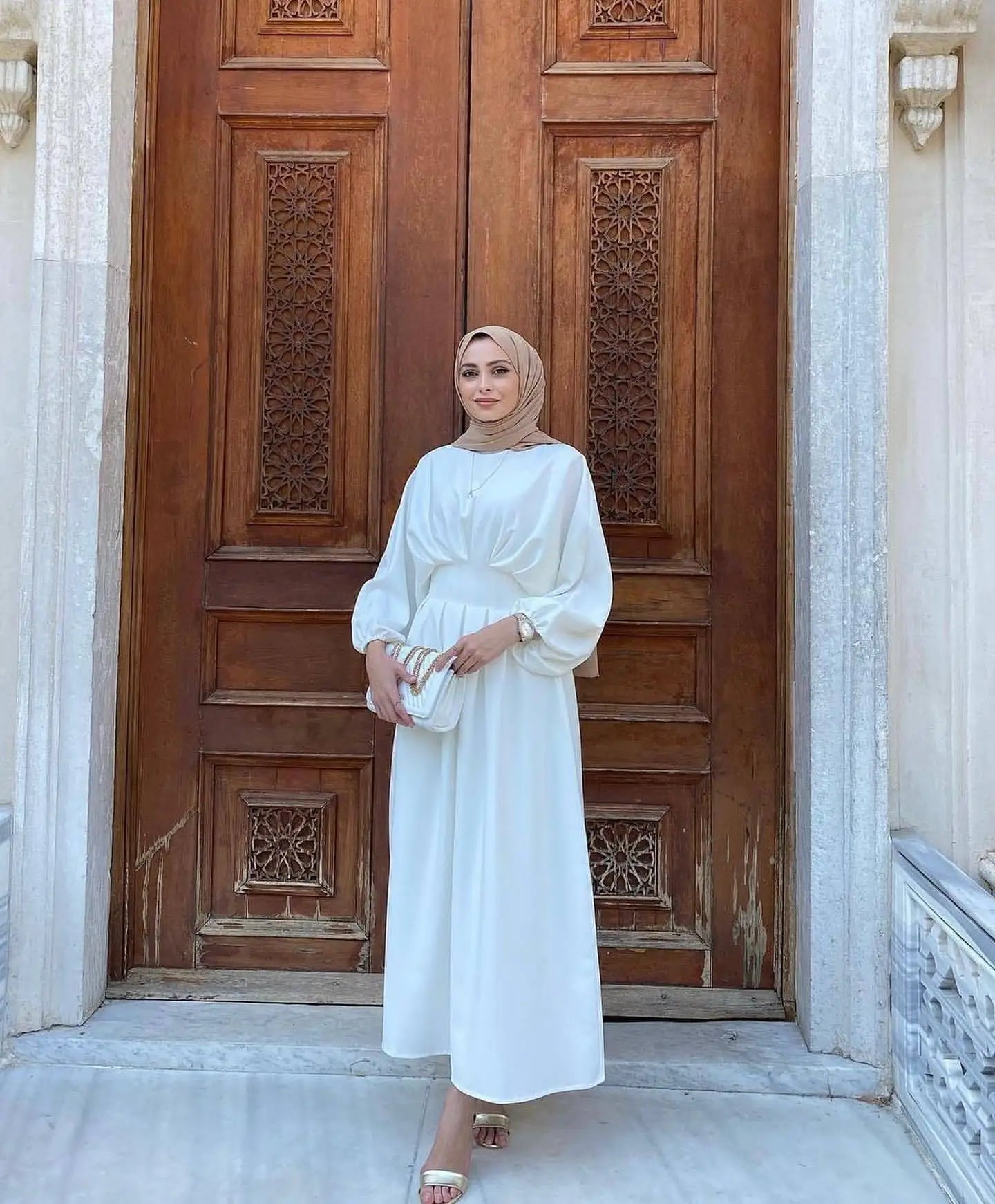 Ramadan Eid Abaya Dubai Turkey Islam Muslim Modest Dress Kaftan Prayer Clothes for Women Kebaya Robe Arabe Femme Musulmane Gown