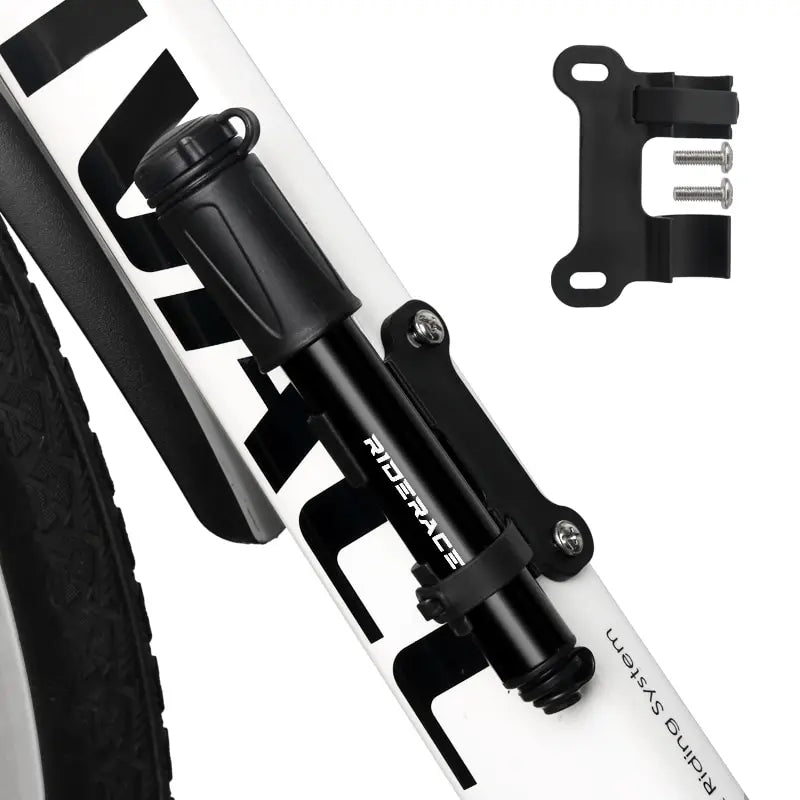 RIDERACE Bike Pump Portable Mini Cycling Hand Air Pump High Pressure Ball MTB Road Bicycle Tire Inflator Schrader Presta Valve