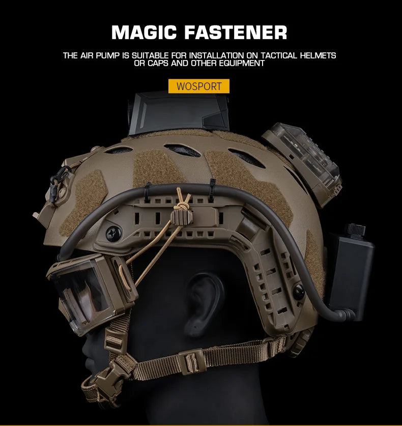 Tactical Goggles Defogger Defogging Fan Anti-fog Kit for Airsoft Shooting Motocross Mountaineering Protection Glasses Ski Mask