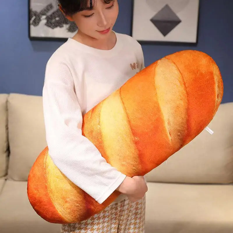 Simulation Bread Pillow Anime Plush Toy 50/70cm Cute Doll Stuffed Animal Soft Cushion Gift for Christmas Thanksgiving