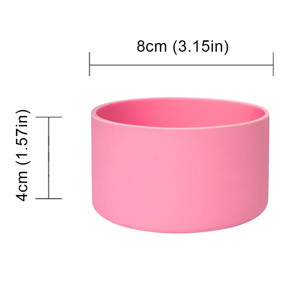 Silicone Water Bottle Boot Anti-Slip Protective Sleeve Bottom Cover Bottom Protector for Owala 24oz Flask Water Bottle