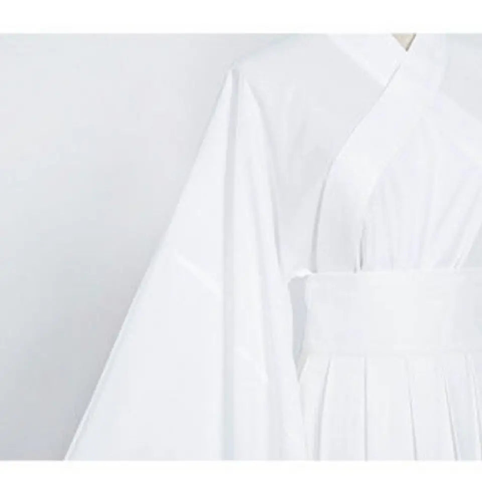 Women Men White Black Tops Skirt Suit Underwear Ancient Home Pants Sleeping Clothes Chinese Traditional Clothing Hanfu