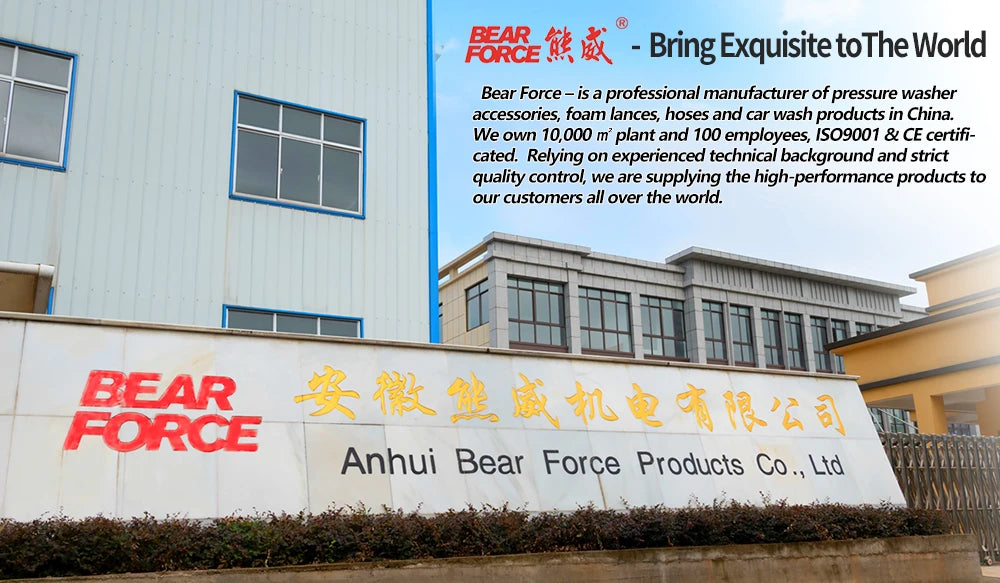 Pressure Washer Brass Snow Foam Lance Foam Nozzle Car Wash Foam Maker for Karcher Elitech Bort AR Bosch Michelin Pressure Washer