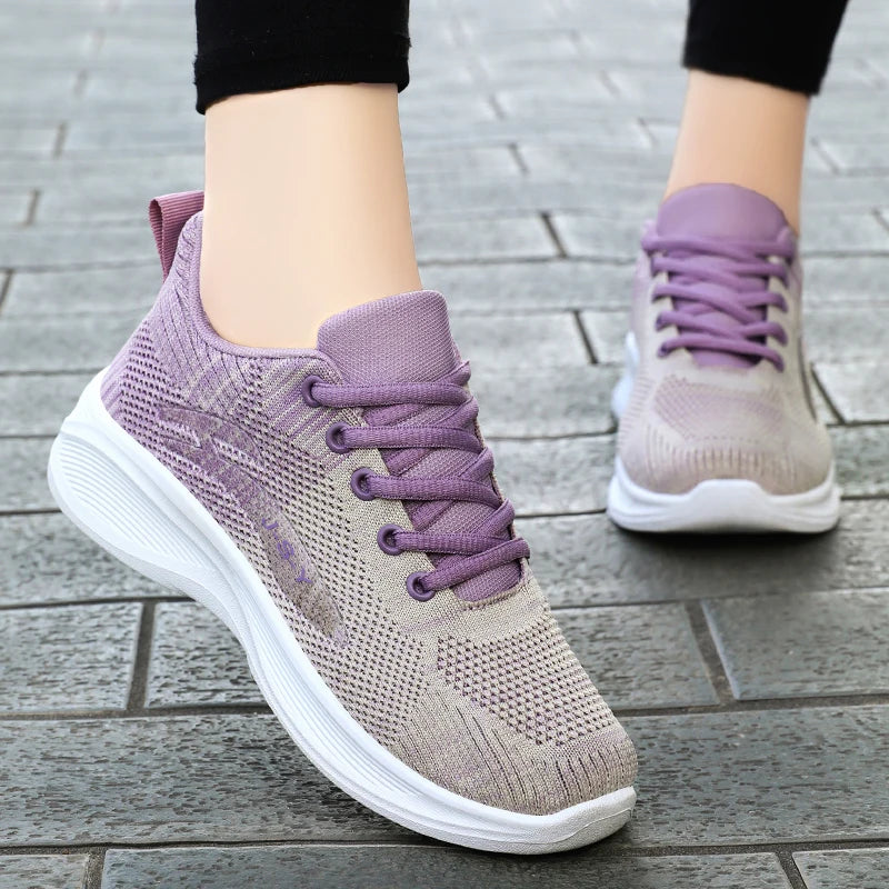 ladies shoes，sneakers for women，women's summer sneakers，Comfortable Non-slip Soft Lightweight Running free shippiing shoes - Belvar