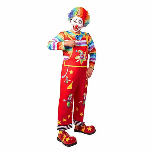 Red Blue Clown Cosplay Clothes Masquerade Party Dress Up Clothing Cute Anime Cosyume Suit For Men Carnival Clothing
