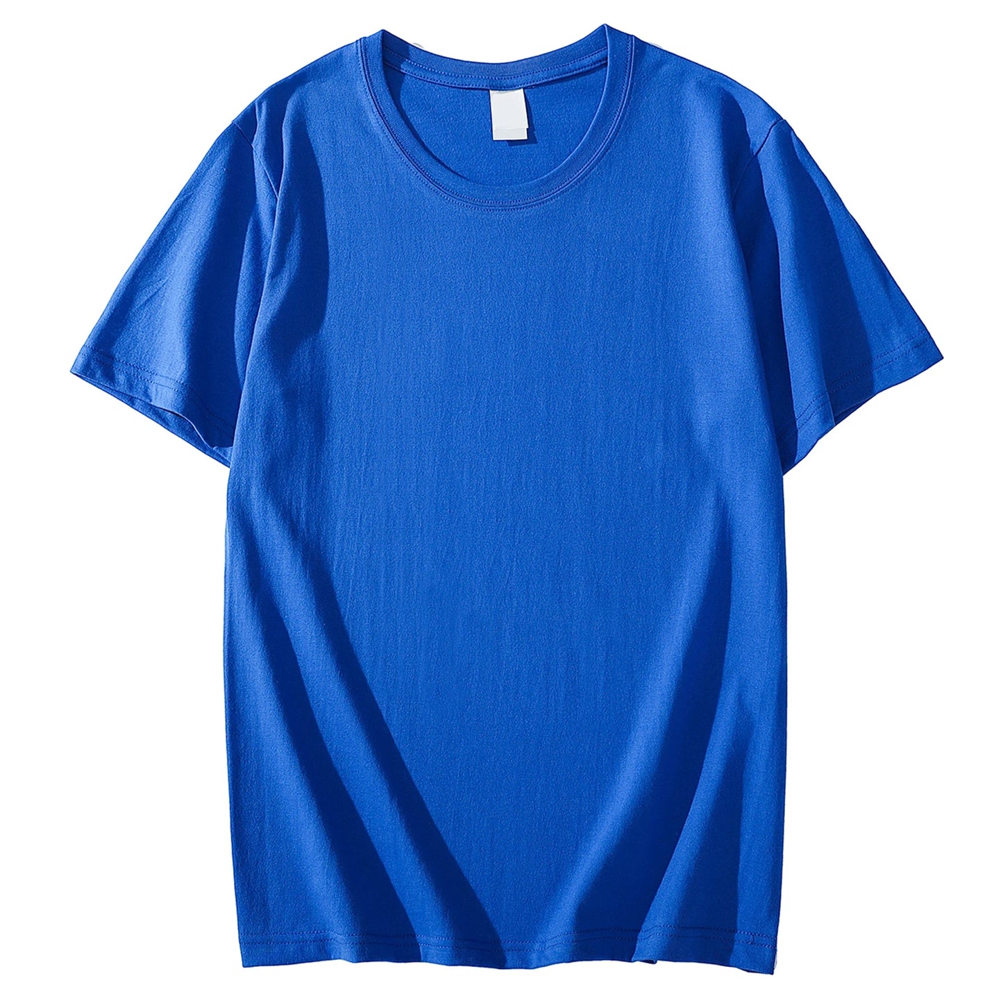 Solid Color T-shirt 8 Colors 2023 New Short Sleeve Men's/Women's Heavy Pound 220g Cotton White Crewneck Loose Top S-4XL