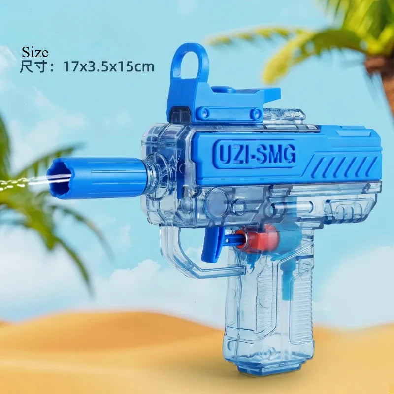 Summer Water Gun Non Electric Pistol High-pressure Full Automatic Shooting Water Beach Toy Gun for Kid Adult Interesting Game