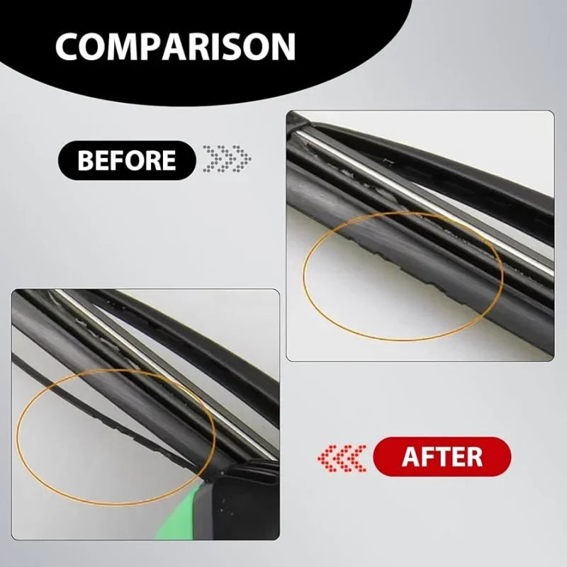 2025 New Car Wiper Repair Tool - Windshield Wiper Blade Cutter, Rubber Regroove Trimmer Restorer, Durable Car Accessories