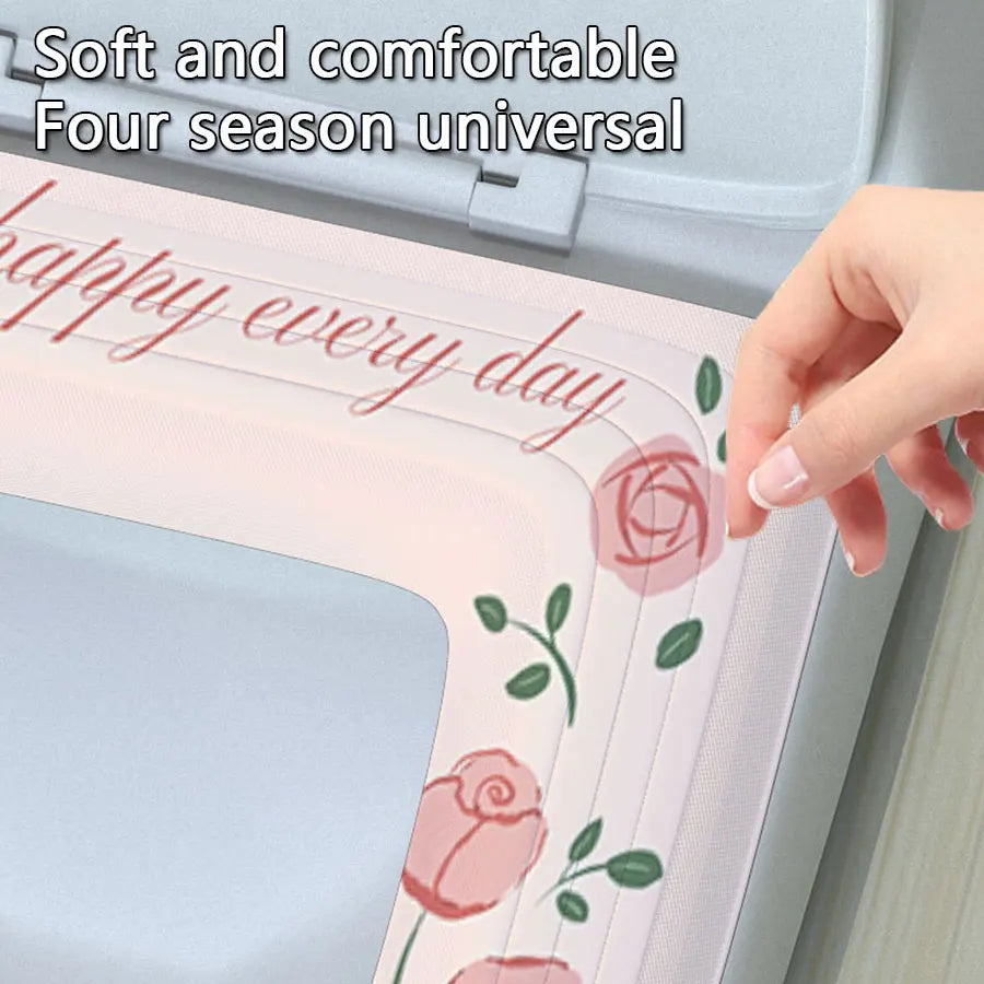 Waterproof toilet seat cushion All year round universal toilet seat ring foam silicone pad Summer Toilet Seat Cover Pads