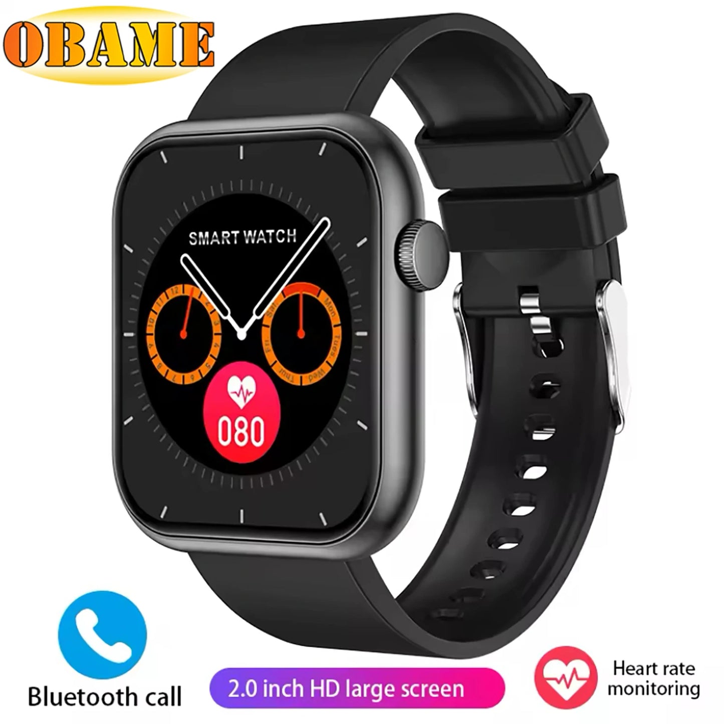 QX7 Sports Smart Watch Men Women 2.09-inch SmartWatch GPS Bluetooth call Heart rate Blood oxygen SOS AI Voice Smartwatch 2025New
