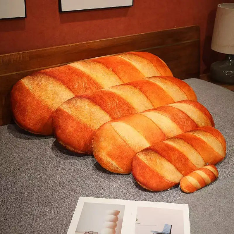Simulation Bread Pillow Anime Plush Toy 50/70cm Cute Doll Stuffed Animal Soft Cushion Gift for Christmas Thanksgiving