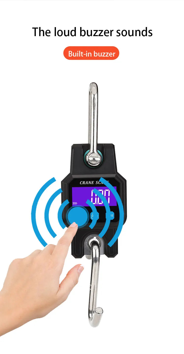 WeiHeng C06 Portable Electronic Hook Scale Charging Bluetooth Mini Lifting Scale For Household Use