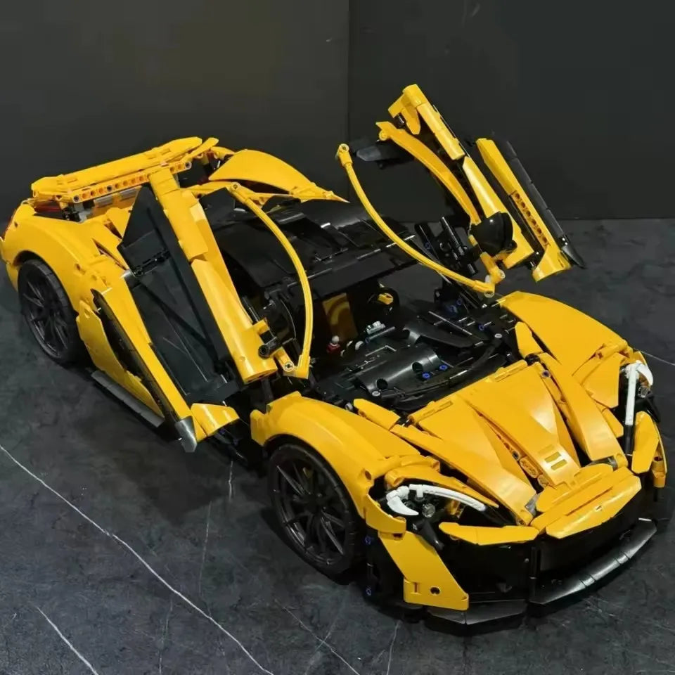 2025Hot3893Pcs Technical  P1 Super Racing Car Building Blocks Model Super Sports Cars Bricks Toys for Boys Gifts