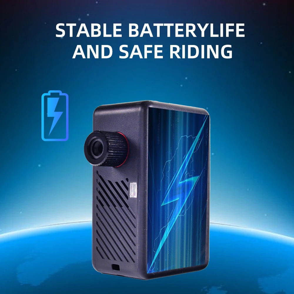 ThinkRider 120 PSI Portable Pocket Bike Electric Air Pump MINI Tire Inflator For Bicycle Digital Gauge Display