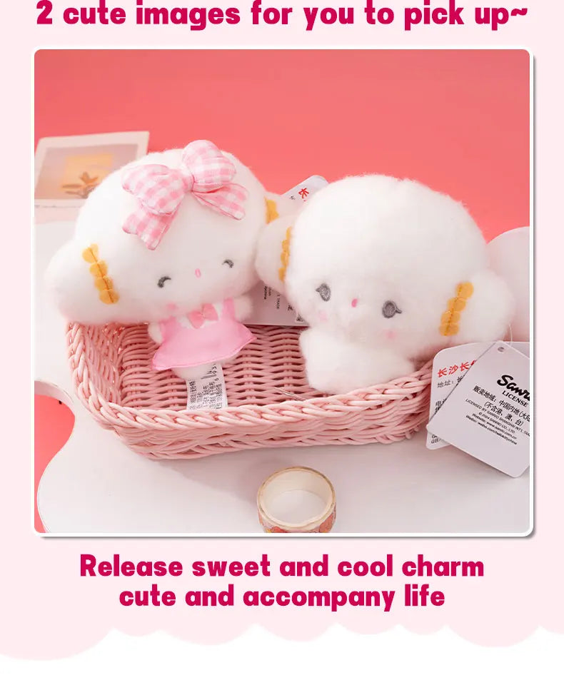14CM Sanrio Pendant Kuromi Melody KT Cogimyun Cinnamoroll Pochacco Backpack Cute Decoration Holiday Gifts for Boys and Girls