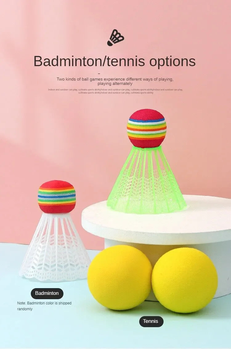 2 Badminton Racket Send Badminton Tennis Outdoor Sports and Leisure Two Parent Child Interactive Toys