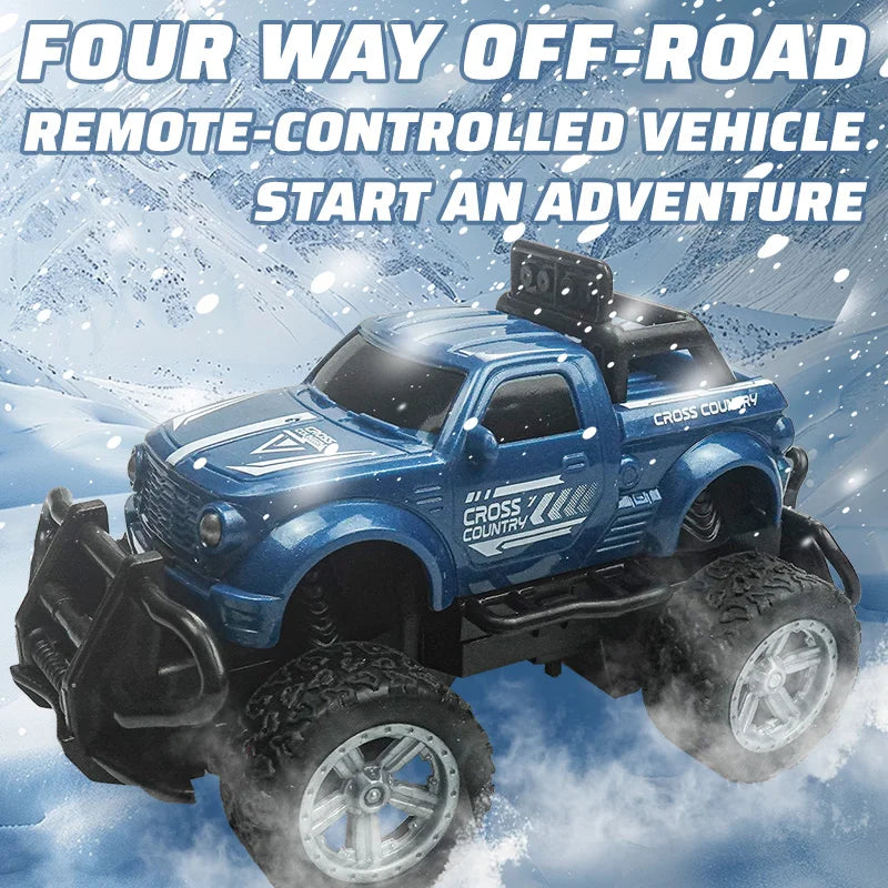 Remote controlled off-road toy car rechargeable four-wheel drive alloy climbing car high-speed remote control car