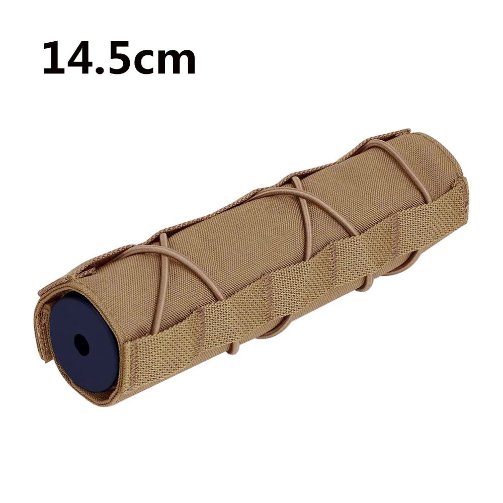 22/18/14.5cm Tactical Airsoft Suppressor Cover Airsoft Barrel Protector Cover Case Rifle Accessories for Hunting Shooting