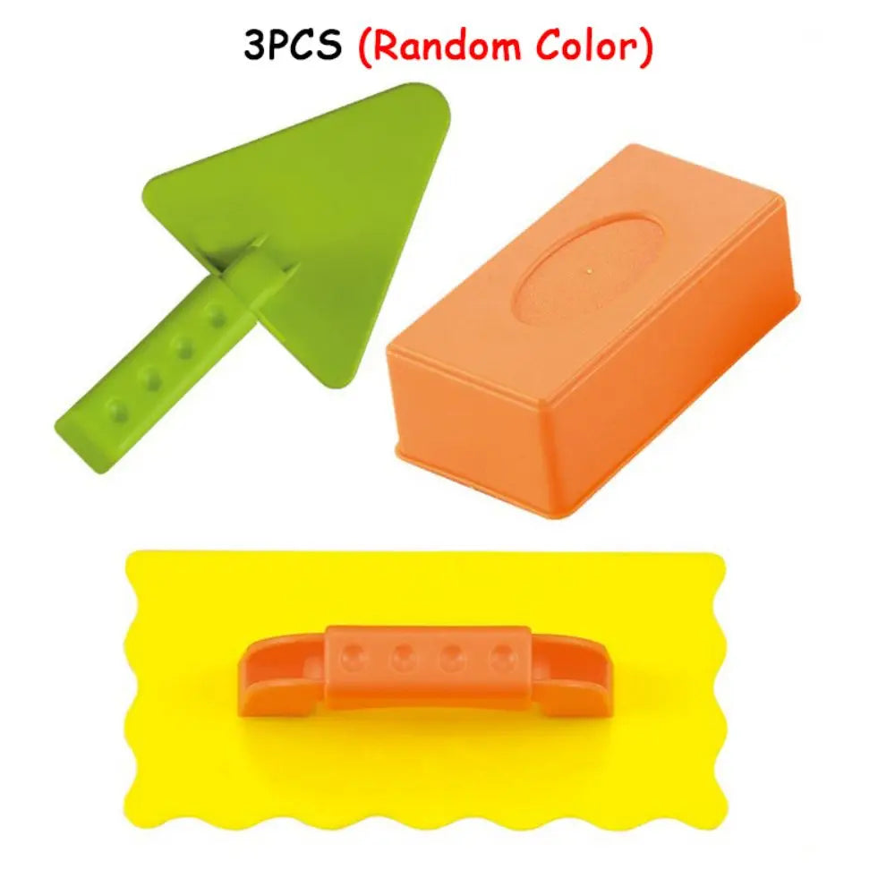 3 PCS Snow Toy Beach Sand Fun Brick Maker Sand Castle Mold For Winter And Summer Build Snow Outddor Children's Birthday Toy Gift