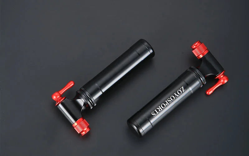 ZOYOSPORTS Bicycle CO2 Inflator Fits Presta Scrader Valve Road MTB Tire Quick Pumping Threaded 16/12/8G Unthreaded 16G Cartridge