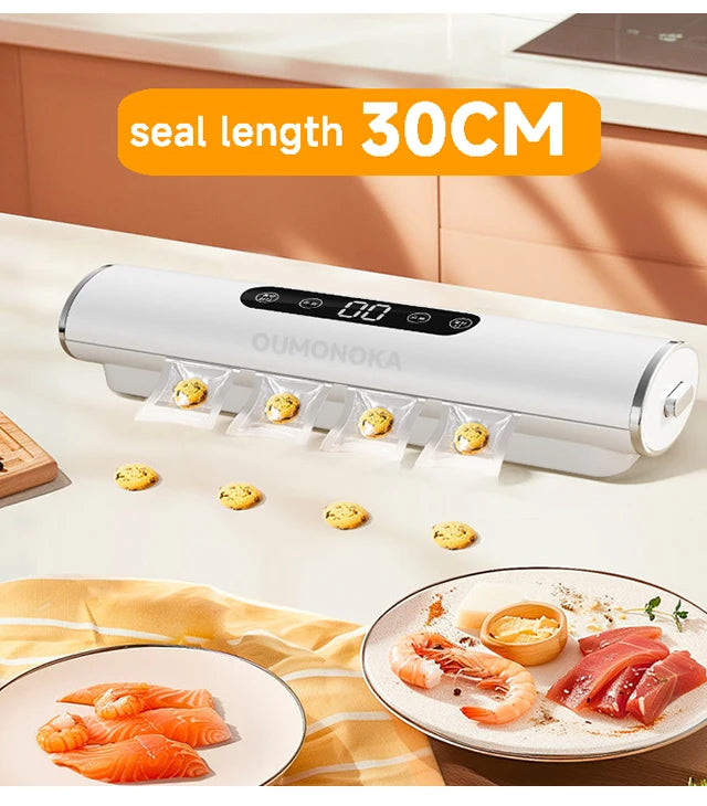 Professional  Vacuum Sealer for Food Vacuumor for Products Kitchen Sealing Machine Cuisine Packaging Plastic Bag Sealant