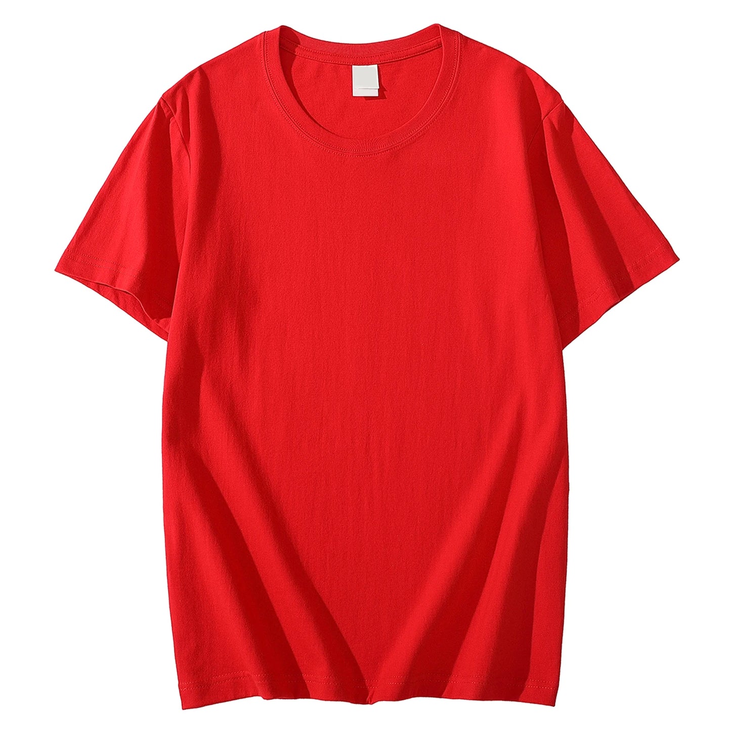Solid Color T-shirt 8 Colors 2023 New Short Sleeve Men's/Women's Heavy Pound 220g Cotton White Crewneck Loose Top S-4XL