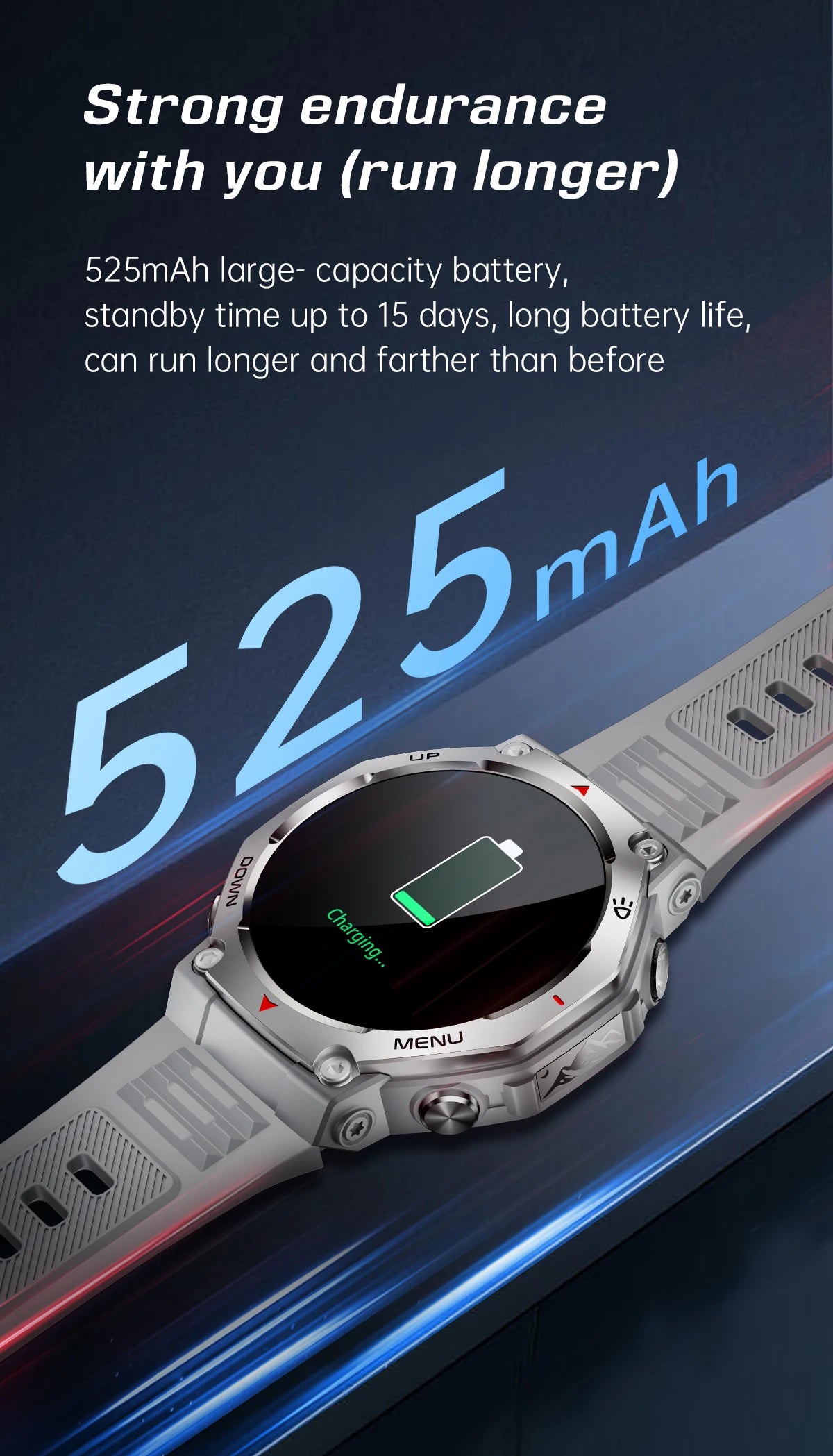2025 New Military Smart Watch Flashlight/UV Light 5ATM Waterproof Sport Fitness Smartwatch Men Bluetooth Call for Xiaomi IOS