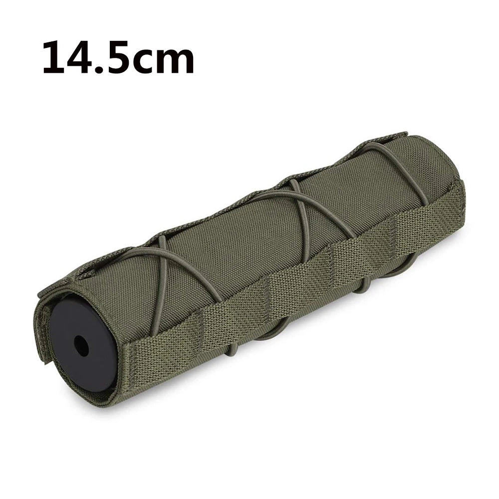 22/18/14.5cm Tactical Airsoft Suppressor Cover Airsoft Barrel Protector Cover Case Rifle Accessories for Hunting Shooting