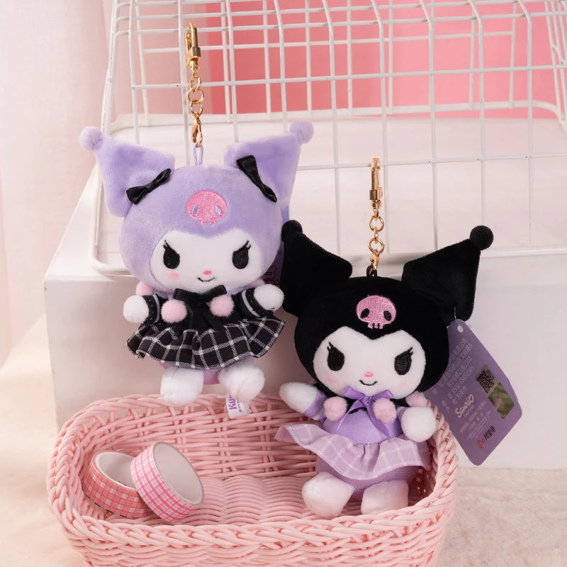 14CM Sanrio Pendant Kuromi Melody KT Cogimyun Cinnamoroll Pochacco Backpack Cute Decoration Holiday Gifts for Boys and Girls