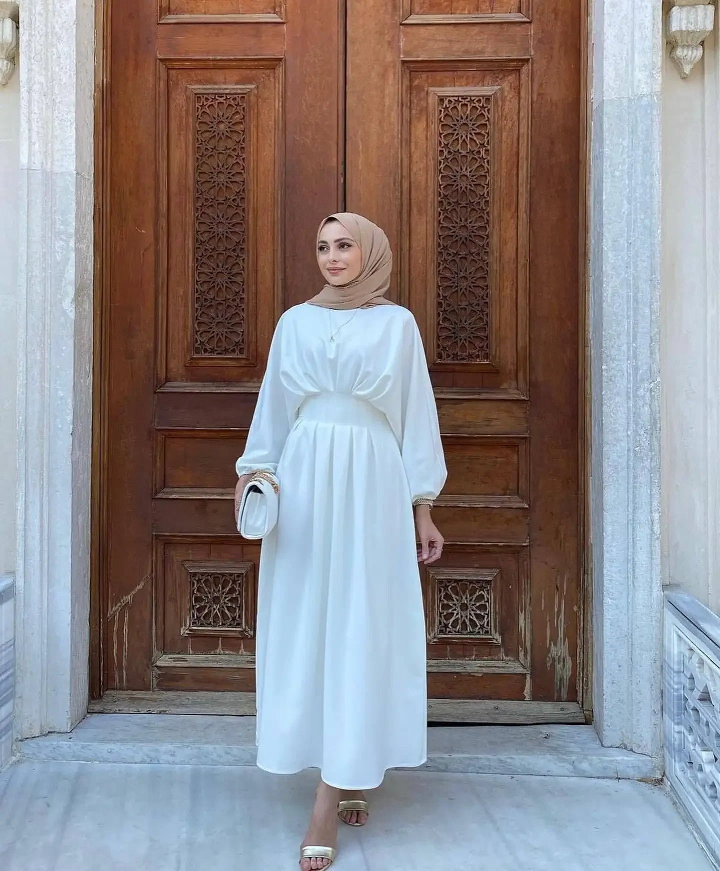 Ramadan Eid Abaya Dubai Turkey Islam Muslim Modest Dress Kaftan Prayer Clothes for Women Kebaya Robe Arabe Femme Musulmane Gown