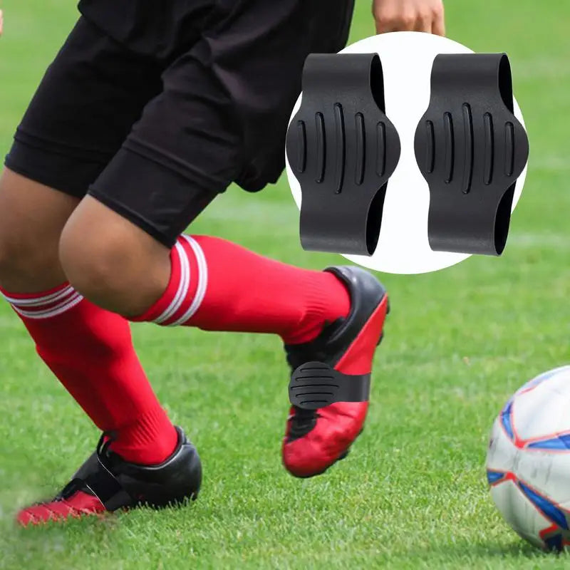 Soccer Shoe Lace Covers Silicone Soccer Cleats Lace Bands Football Accessories High Grip Design Elastic Protector Keeps Laces