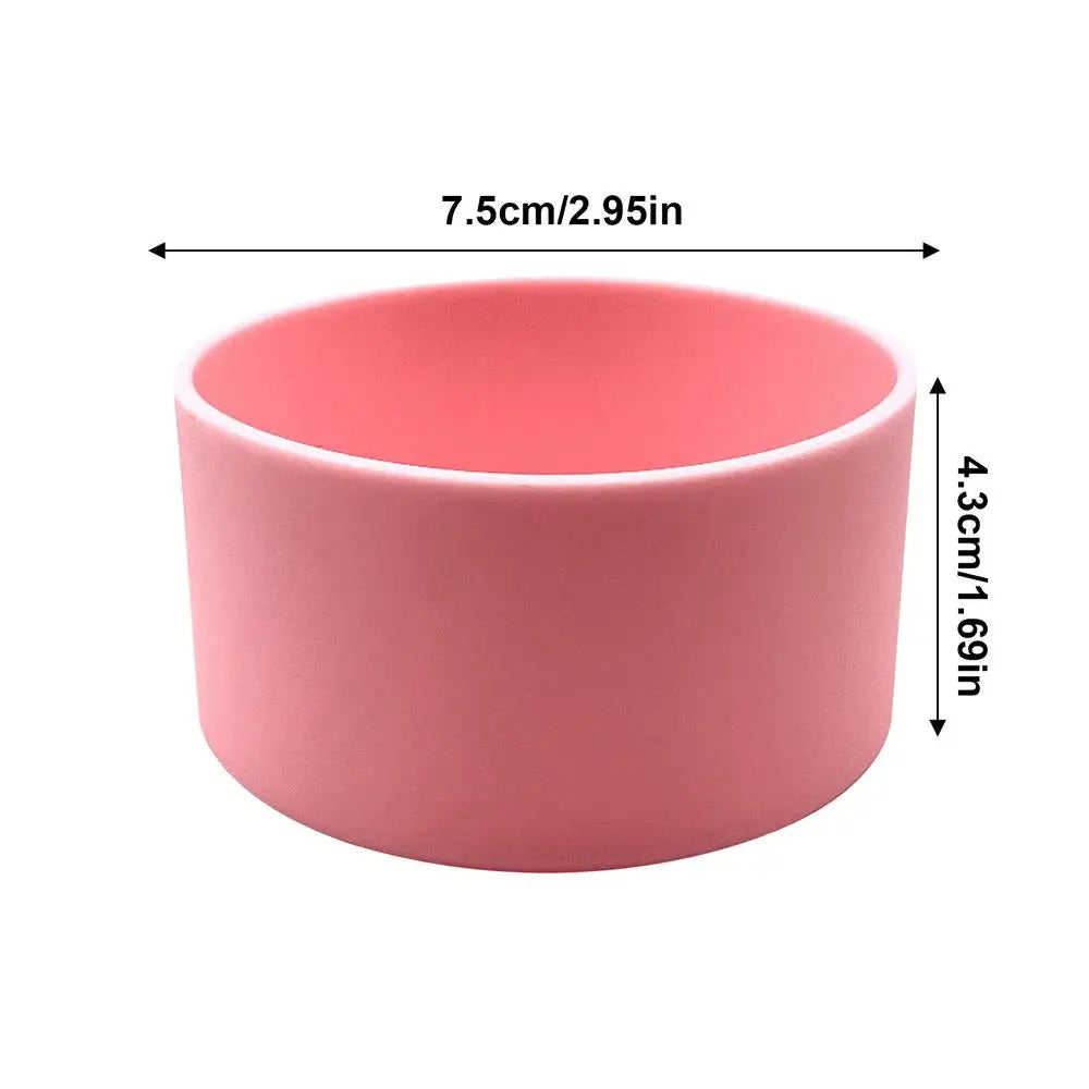 Water Bottle Silicone Boot Cover Silicone Water Bottle Boot Anti-Slip Bottom Cover Bottle Tumbler Boot Water Bottle Accessories