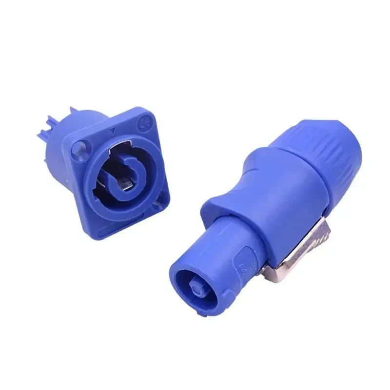 10Pcs 3Pin Speakon Power Connector Male Plug Socket Adapter for XRL Audio Speaker NAC3FCA NAC3FCB NAC3MPA 20A 250V