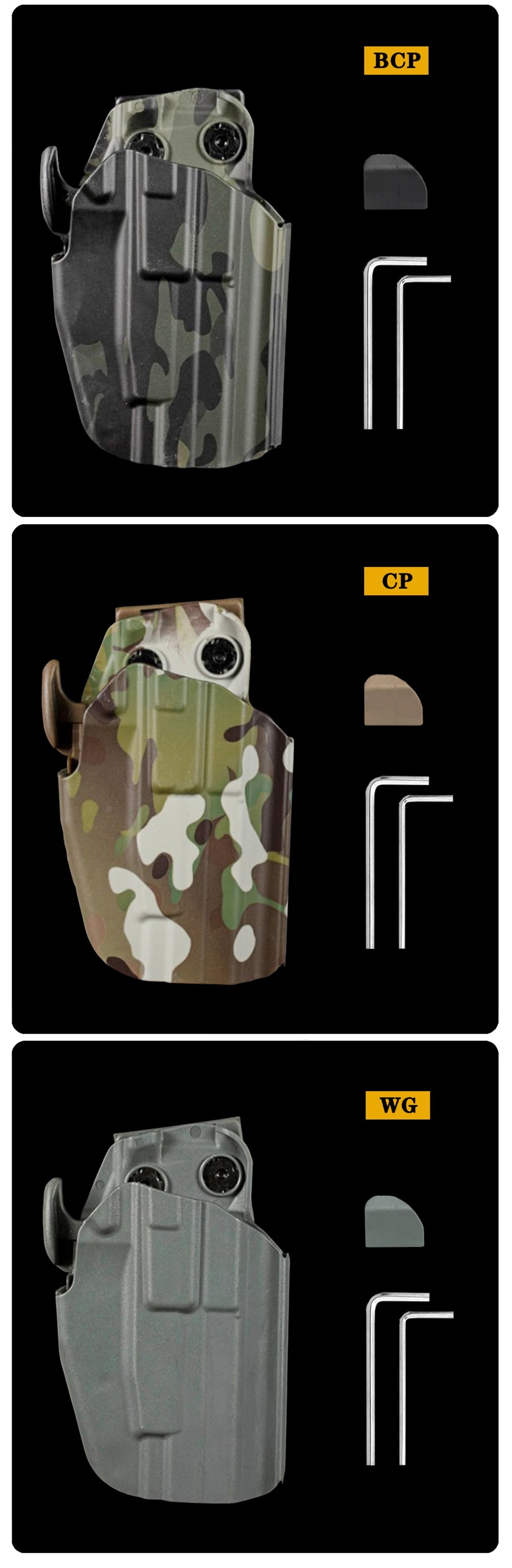 Tactical Universal Quick Pull Gun Holster for GLOCK 17/20/21/22/31/37.GRAND POWER 45/P1/P11/P40.H&K 45/VP40.S&W M&P 22/SW40F