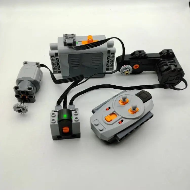 Technical Electronic Building Block MOC Refit Accessories Micro-motor RC Power Functions Parts Creative DIY Car Bricks Kids Toys