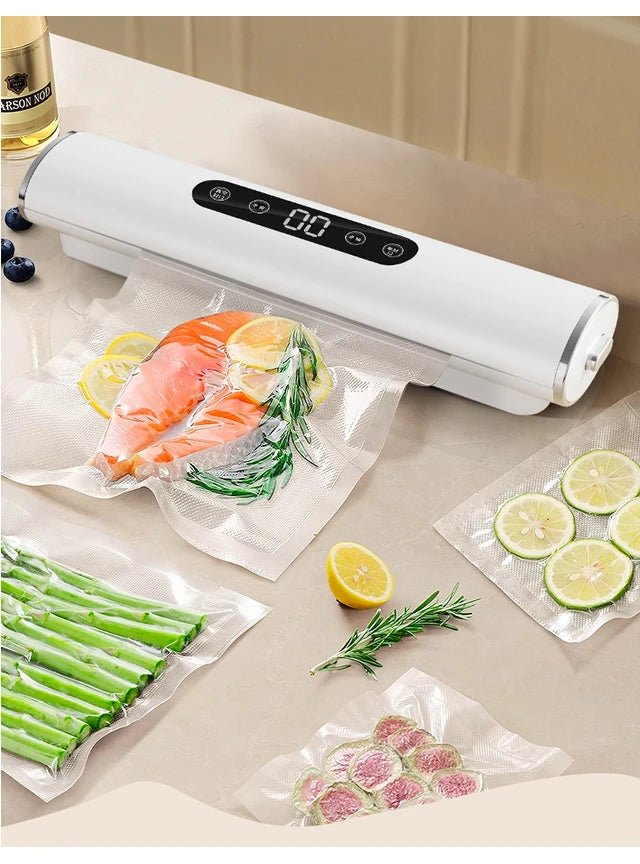 Professional  Vacuum Sealer for Food Vacuumor for Products Kitchen Sealing Machine Cuisine Packaging Plastic Bag Sealant